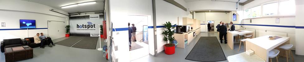 Photos: Break area, and meet & greet area