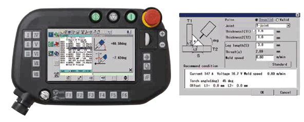 Welding parameters can be set easily [Weld Navigation] image