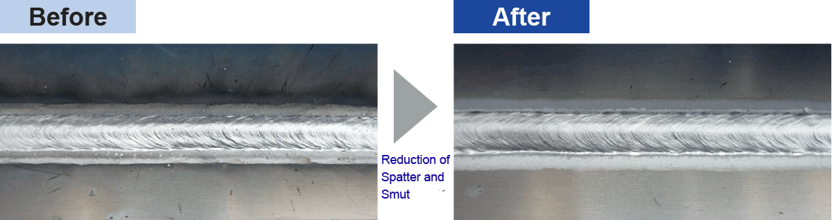 Example of medium thickness (30 mm) plate image