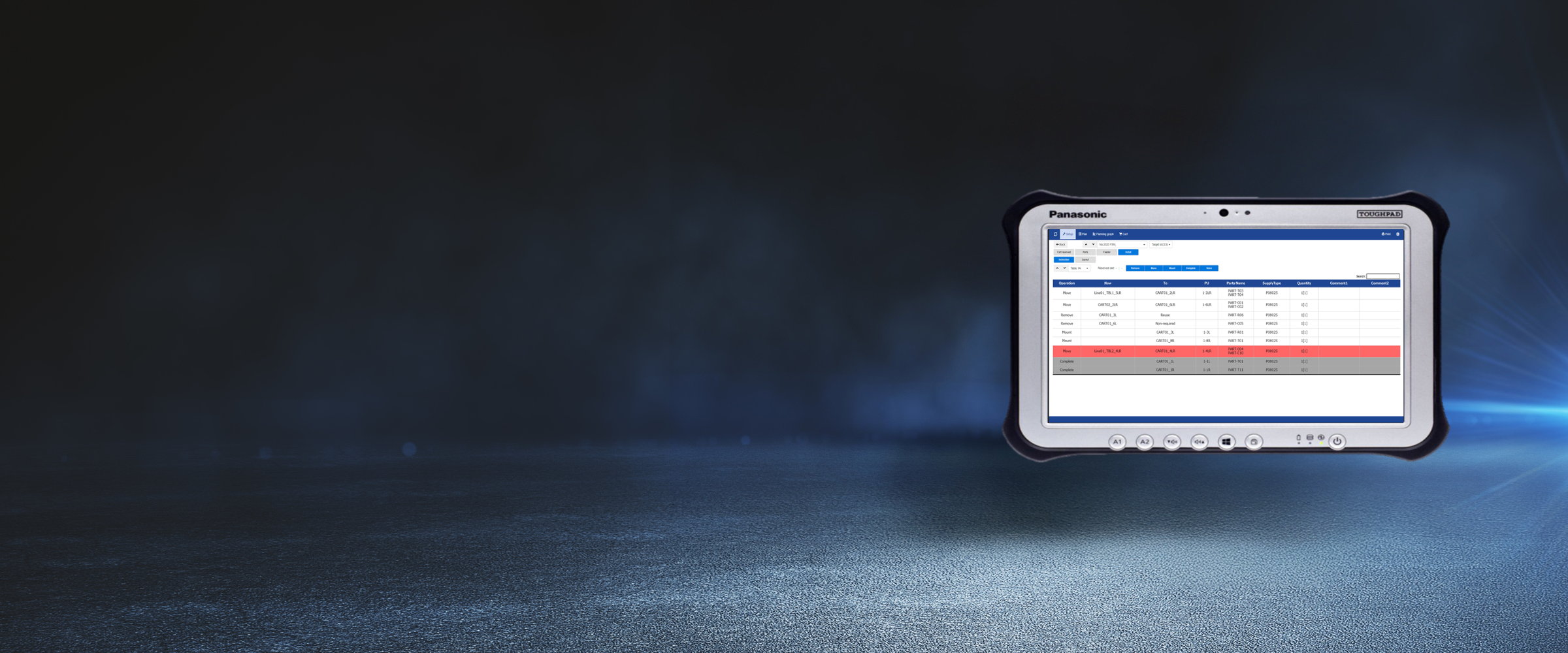 Feeder Setup Navigator - Electronic Component Mounting-related Systems ...