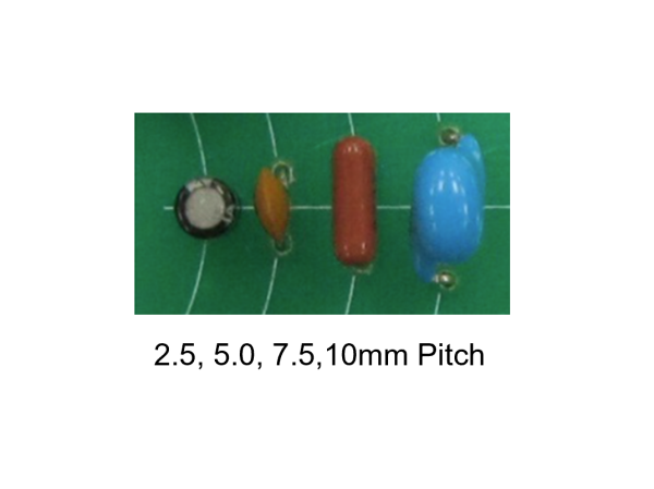 2.5, 5.0, 7.5,10mm Pitch