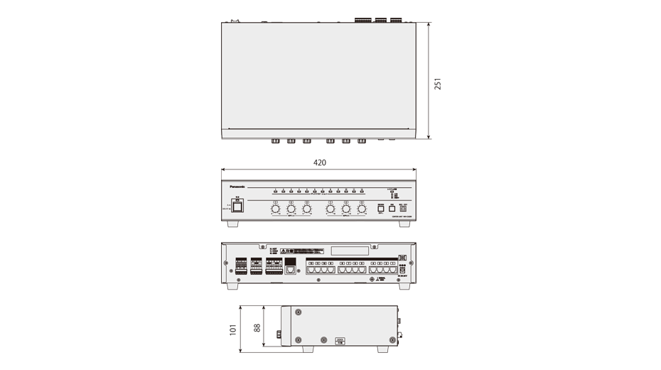 超可爱の アイワンファクトリーWX-CX200 パナソニック Panasonic 1.9GHz帯 デジタルワイヤレスセンターユニット WX-CX200  送料無料