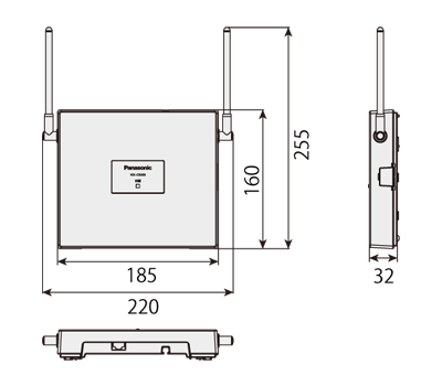 アンテナステーション WX-CR200 - 製品一覧 - 1.9GHz 帯デジタル 