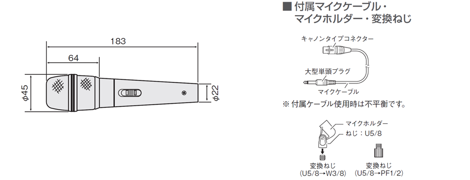 スピーチ用マイク（WM-531） - 製品一覧 - マイクロホン