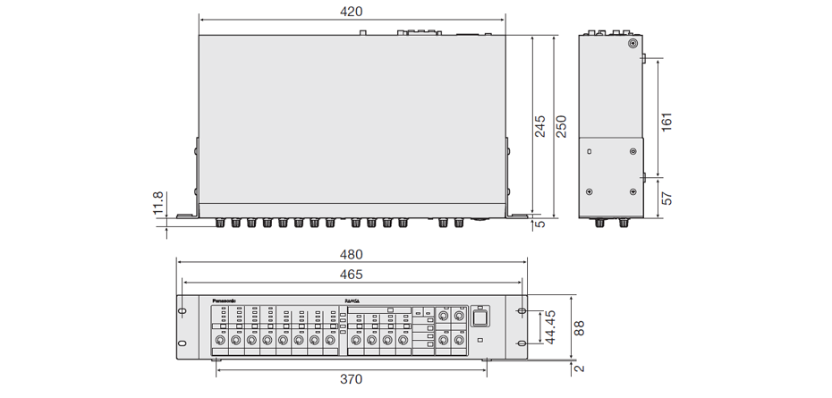 Panasonic パナソニック オーディオミキサー WR-DX002 Panasonic WR-DX002 デジタルミキサー パナソニック 音響設備