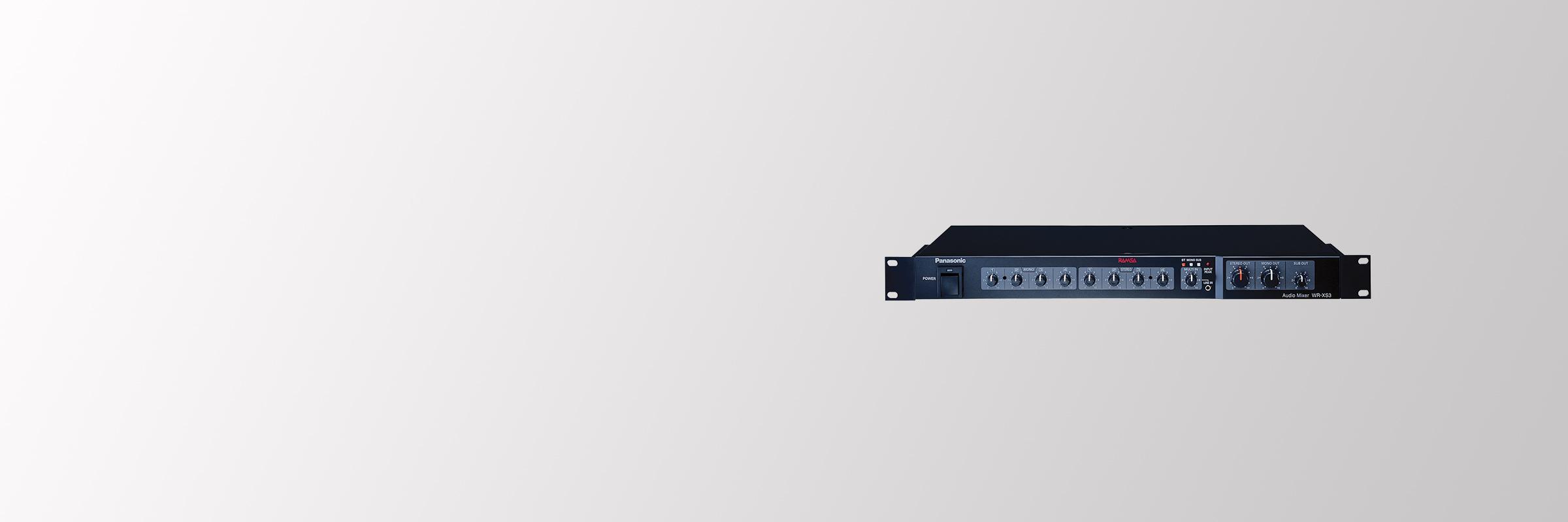 PanasonicマイクWM-D120SW-KオーディオミキサーWR-XS3 PanasonicマイクWM-D120SW-KオーディオミキサーWR-XS3 Panasonic