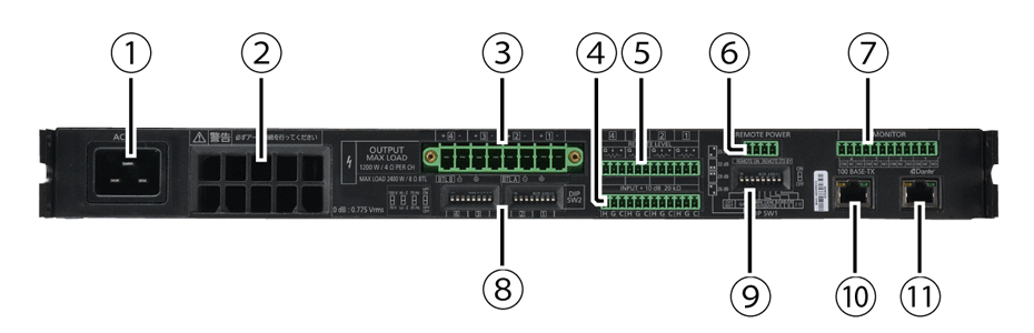 デジタルパワーアンプ WP-DM948/DM912 - 製品一覧 - パワーアンプ 
