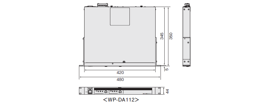 デジタルパワーアンプ WP-DA112 - 製品一覧 - パワーアンプ - プロ ...