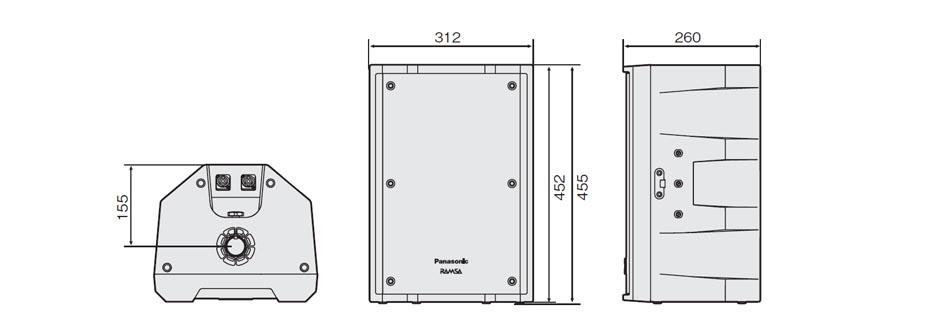 Panasonic(新品・未使用品) RAMSA 2ウェイスピーカー WS-AR080-K