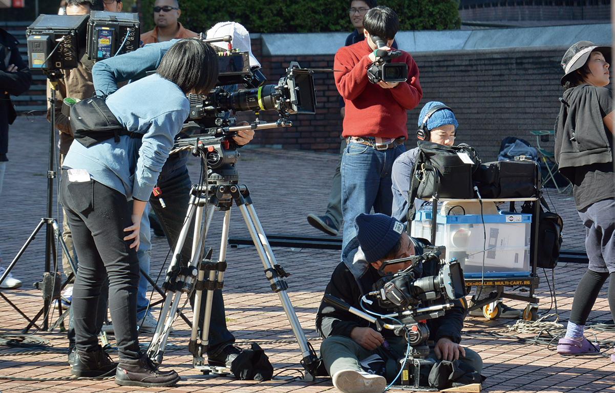 写真：『トウキョウ・リビングデッド・アイドル』の撮影はVARICAM 35とEVA1の2台体制で行われた