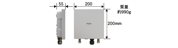 Wave 1対応の屋外型APとして最小・最軽量クラス