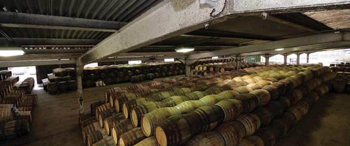 写真：ウイスキーの製造工場