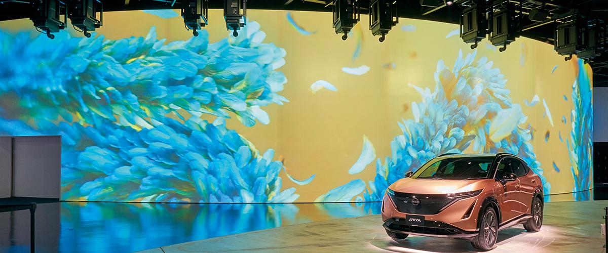 写真：日産パビリオン会場