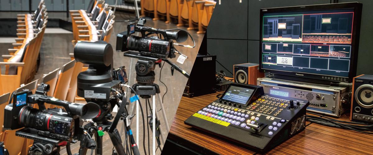 写真：ライブ配信用撮影システム