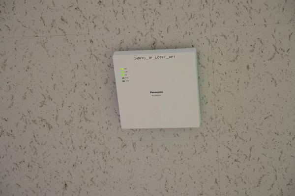 写真：計22台のWi-Fi基地局