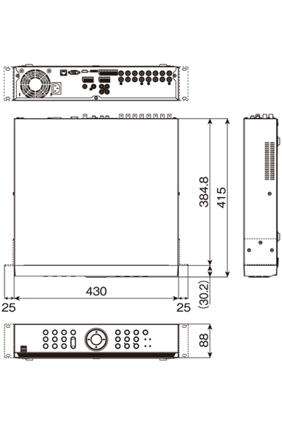 HDアナログディスクレコーダー WJ-HL316 / WJ-HL308 / WJ-HL304 [生産