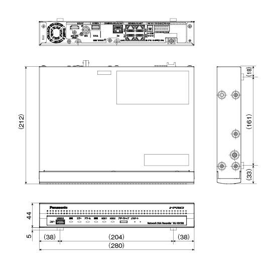 ネットワークディスクレコーダー WJ-NX100シリーズ[在庫限定品] - 監視