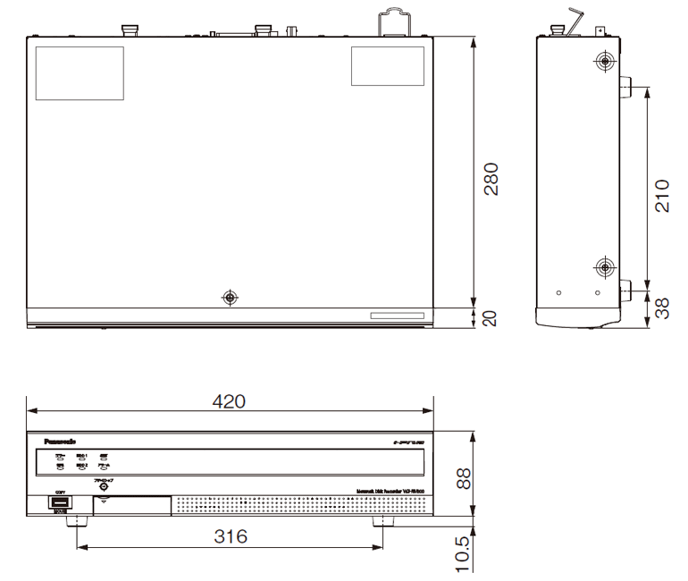 パナソニック　ネットワークレコーダー　WJ-NV300/8 24台接続可 パナソニック ネットワークレコーダー WJ-NV300/8 24台接続可 wj