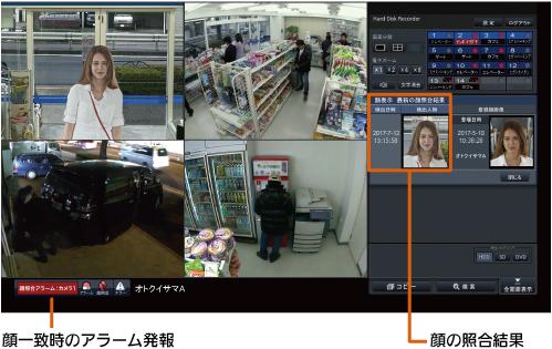 画像：顔照合機能の追加