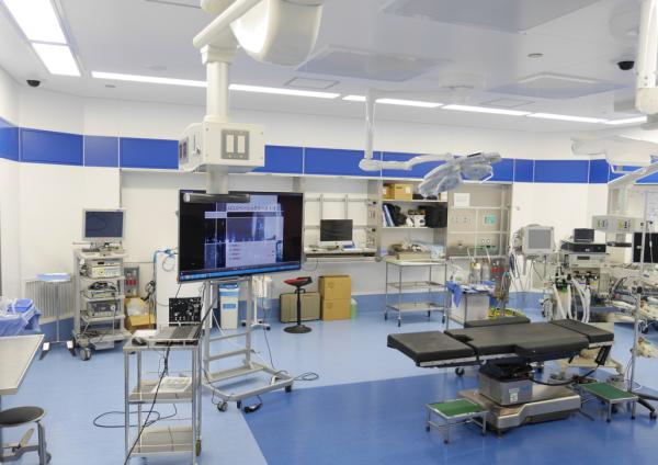 写真：手術室にはWV-SC387Aを3台設置