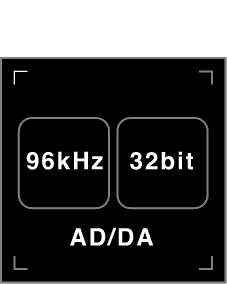96kHz 32bit AD/DA