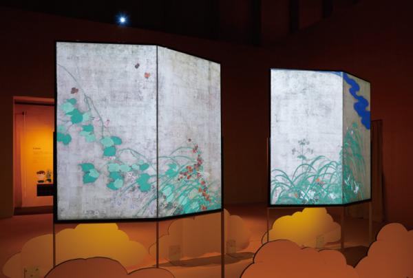 写真：夏秋草図屏風