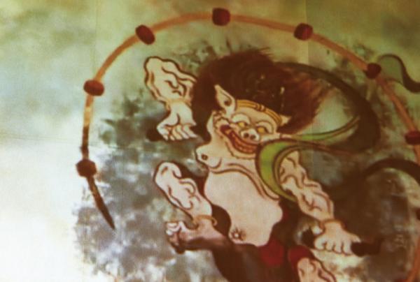 写真：間近で見た風神雷神図屛風