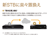 新STBに楽々置換え