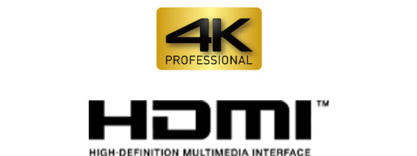 4Kロゴ画像、HDMIロゴ画像