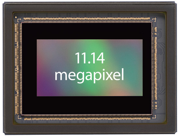 11.14メガピクセル大判4Kイメージセンサー