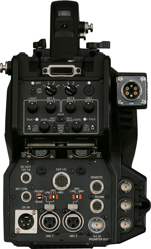 スタジオハンディカメラ AK-HC5000/HC5000S 背面端子部