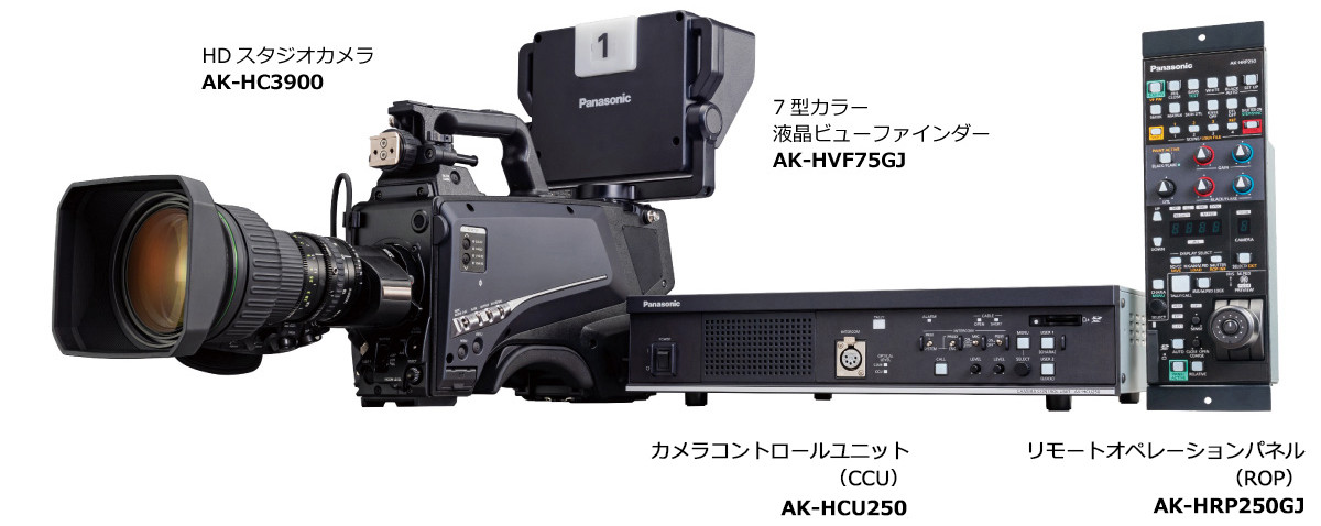 AK-HC3900/HC3900S HDスタジオカメラシステムの画像