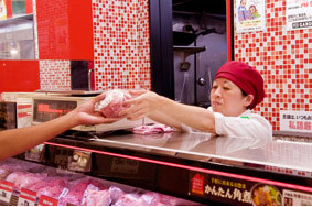 写真：使いやすいタッチパネル