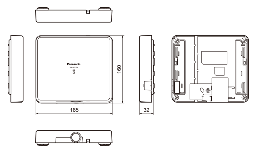 PanasonicRAMSAワイヤレスマイクWX-DT110-K+アンテナセット WX-DT110 パナソニック RAMSA 1.2GHz帯 デジタルワイヤレス