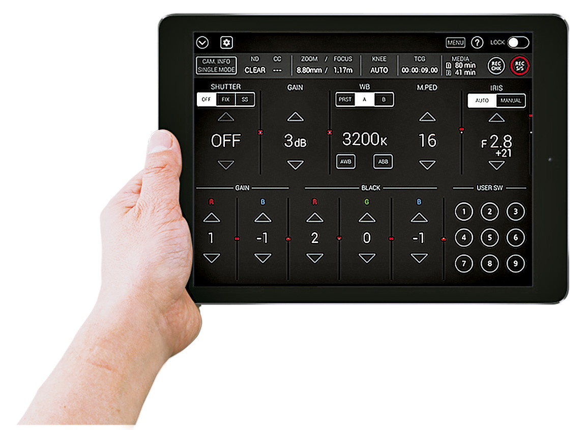 iPadワイヤレスカメラリモートを実現する専用アプリ「AG ROP」