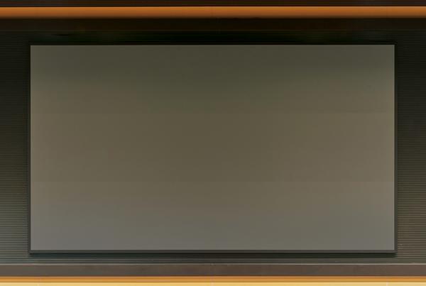 写真：特注されたオプティカルスクリーン