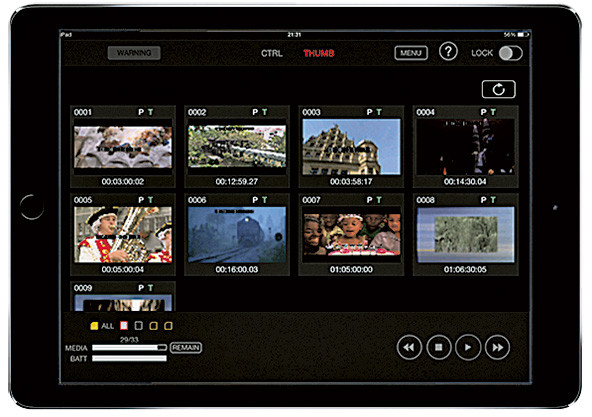 サムネイル画面
