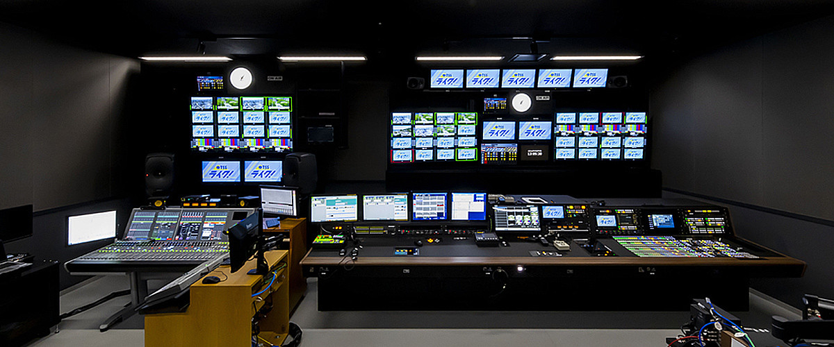 写真：テレビ新広島の報道サブ