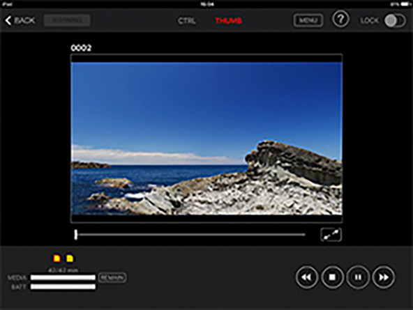 AG ROPプレビュー画面 (AG-UX180T8)