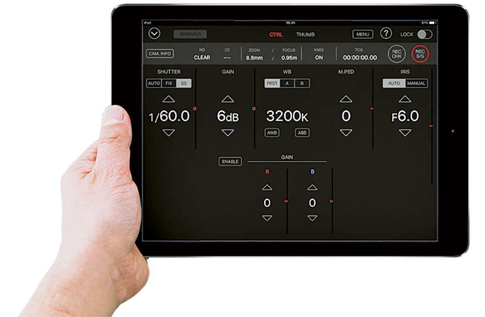 iPadワイヤレスカメラリモートを実現する専用アプリ「AG ROP」