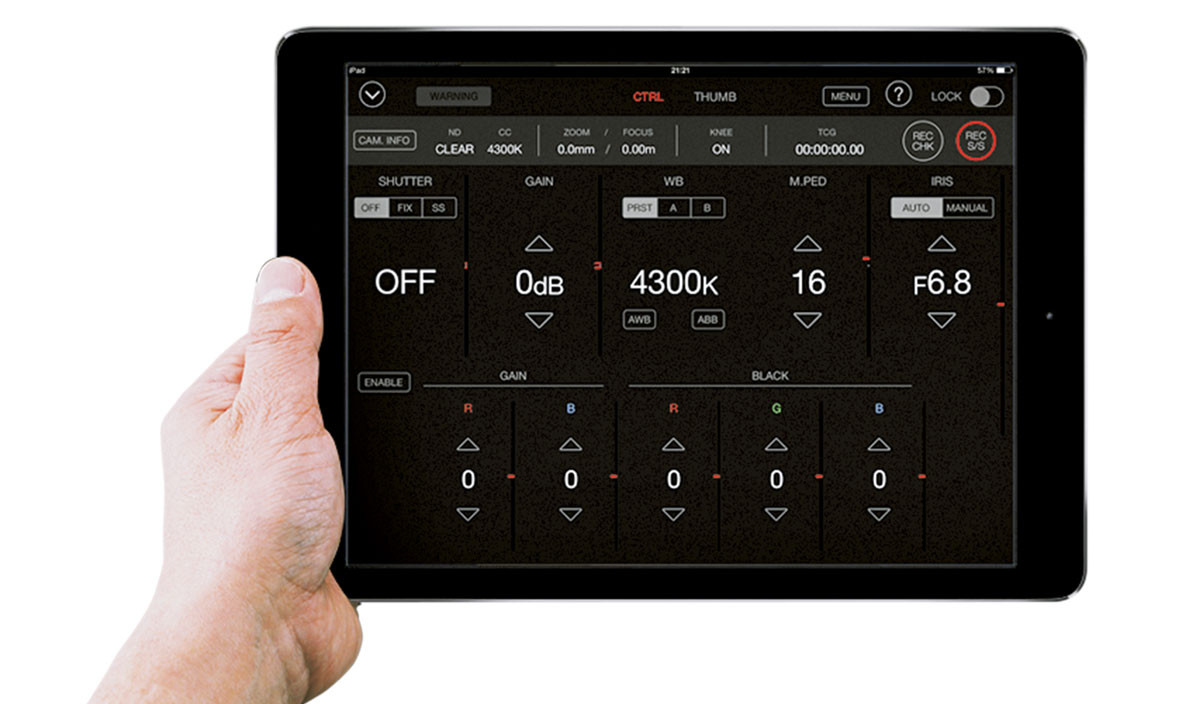 P2 ROP（コントロール画面）の画像