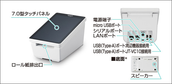 JT-VT10 - 据置型決済端末 – 決済端末 – 製品・ソリューション - パナソニック コネクト