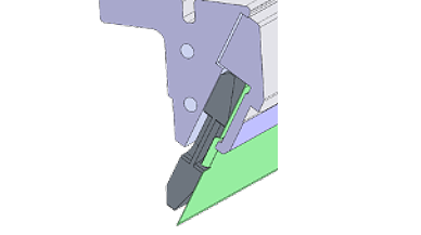 先曲げ高充填スキージ