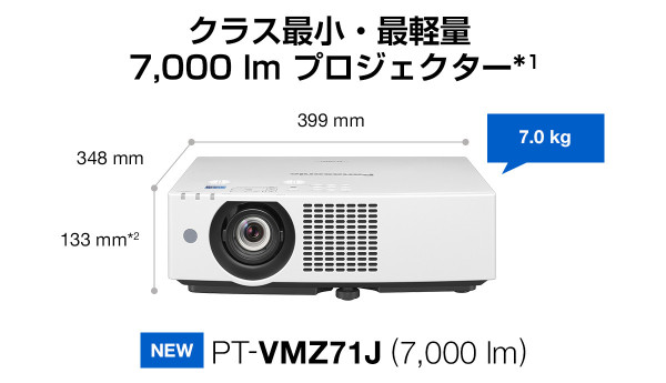 はお買い得 PT-VMZ51J PANASONIC [液晶プロジェクター] ホームプロジェクター