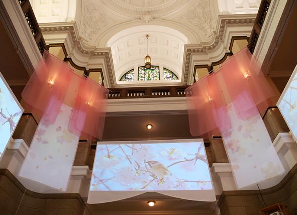 写真：日本館中央ホールのイベント映像