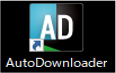 1 Auto Downloaderアイコンをダブルクリックする