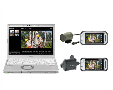 ウェアラブルカメラ映像伝送ソリューション（AG-WCL7シリーズ）の画像