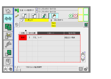 異常ユニット発生