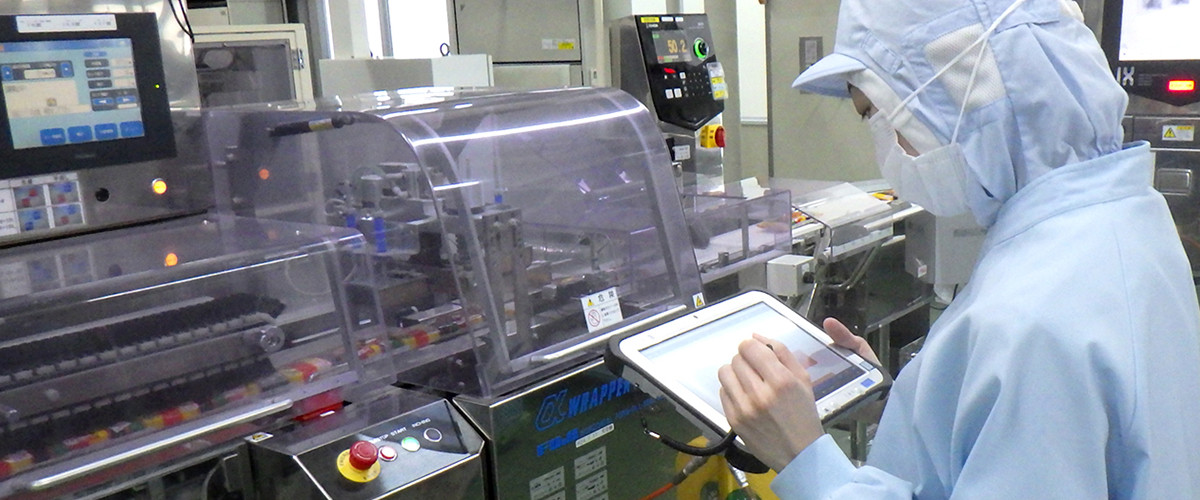 写真：製造工程管理システム