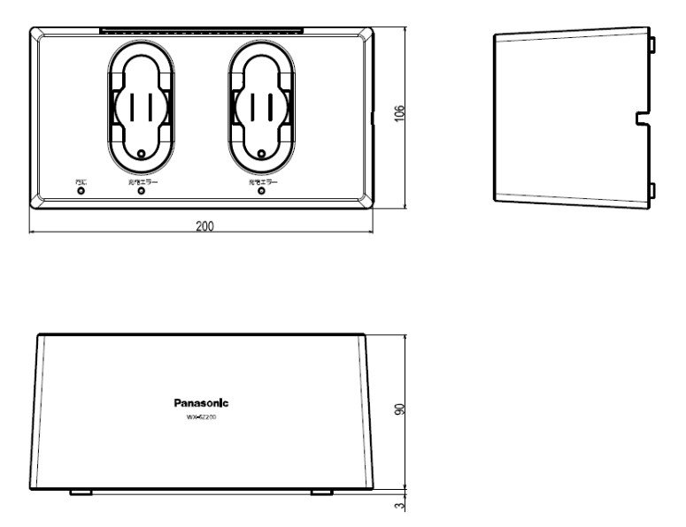 PANASONIC Panasonic 1.9GHz帯 デジタルワイヤレスセンターマイクロホン WX-CM200 - 3